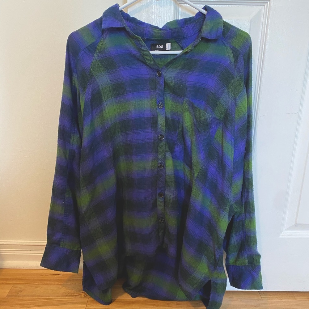 Urban Outfitters BDG Flannel Button Down Shirt